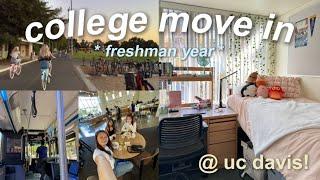 COLLEGE MOVE-IN VLOG @ uc davis  | freshman year