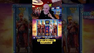 4 Scatters Triggered THIS Win – €950K from €180️ #casino #zeusvshades #bigwin #slots #slotmachine