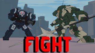 Banshee Vs Atlas | MechWarrior Fight Animation