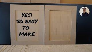 The Easiest way To Make Shaker Cabinet Doors DIY