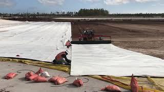 Crystal Lagoon at Beachwalk Liner installation