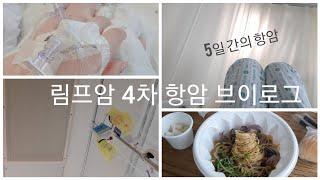 Eng) Vlog 22세 림프암(악성 림프종) 4차 항암 치료 브이로그