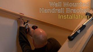 Wall Mounted Handrail Bracket Installation