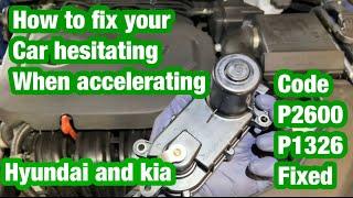 replacing the intake runner /vcm motor on hyundai and kia