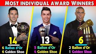 Most Individual Awards Winner's  Top 10 Player Who Won Most Individual Awards in Football History.