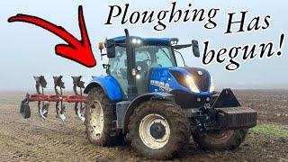 Ploughing has begun! Getting ready for corn before it’s too late!!