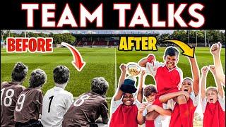 How to give a Half-Time Team Talk to kids