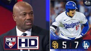 MLB Tonight | Ohtani hits tying 3-run homer in playoff debut for Dodgers in NLDS win - Reynolds