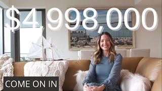 Inside this $4.9 million BEACHFRONT condo in West Vancouver  | Home Tour