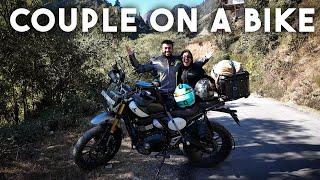 Riding in extreme cold in mountains | Triumph Scrambler 400x |