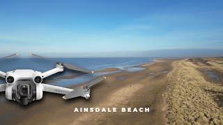 Ainsdale Beach - A Breathtaking Visual Tour with a DJI Mini 3 Pro!