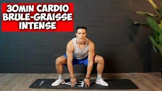 CARDIO 30MIN BRÛLE-GRAISSE COMPLET À LA MAISON !