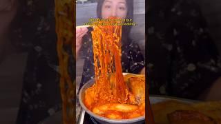 When the $500 spicy tteokbokki is too small… #shorts #viral #mukbang