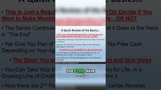 Reverse Mortgage Basics | Reverse Mortgage How Does It Work | Reverse Mortgage information
