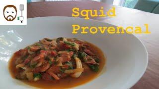 Squid Provencal Recipe | Simple squid, bacon and tomato stew