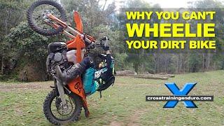 Can't wheelie? Here's the number one reason!︱Cross Training Enduro