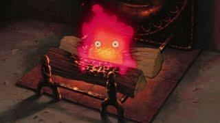 12 hour take a nap in the room [ASMR] Sleep with vibing Calcifer (Music Box for Study, Sleep, Relax)