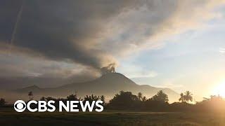 Philippines' Bulusan volcano erupts