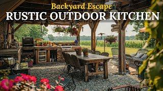 Stylish Rustic Outdoor Kitchen Design Ideas and Inspiration