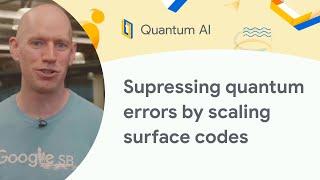 Suppressing quantum errors by scaling a surface code logical qubit