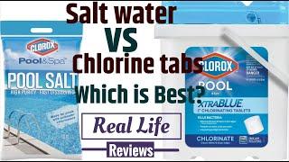 Salt vs Chlorine for pools: Real Life Reviews