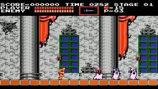 CastleVania ( NES ) 1 mạng phá đảo game lâu đài ma , điện tử 4 nút , game 4 nút huyền thoại