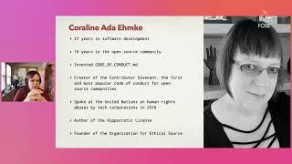 #FOSSBack: Coraline Ada Ehmke - The Rising Ethical Storm in Open Source