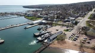 Bayfield, WI marina video 2