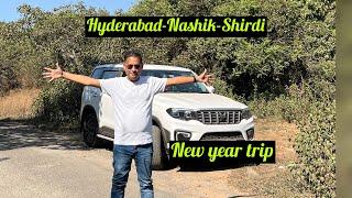 New Year Trip. Pehla Episode | Hyderabad - Nashik - Shirdi #youtuber #mahindrascorpion #mahindra #yt