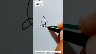 How to Draw A Signature Style: The Cool Way To Draw #shorts