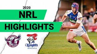 Sea Eagles v Knights Match Highlights | Round 8 2020 | Telstra Premiership | NRL