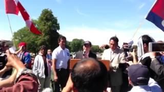 Mam Sonando - Cambodian Mass Rally at the U.S. Capitol Building, Washington, DC