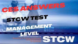 CES ANSWERS 6.0.10 | STCW TEST MANAGEMENT LEVEL