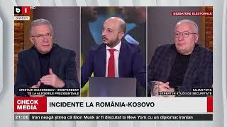 CHECK MEDIA. INCIDENTE LA ROMÂNIA -KOSOVO / CRIZĂ POLITICĂ ÎN GERMANIA/STRATEGIA LUI TRUMP PT EUROPA