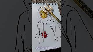 How to Draw Obito Uchiha#drawing #anime #naruto #obito #obitouchiha #kakashi #art