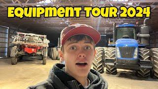 2024 Farm Equipment Tour - 18 year old farmer - Chill Farmer Woody