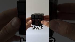 How did this Rubik’s cube turn black?