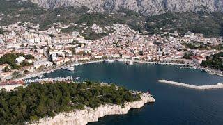 #Makarska (from above) #Croatia, #winter #2022 #coast #landscape, #4K #Drone