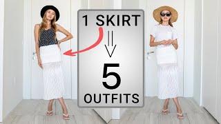 1 skirt = 5 OUTFITS