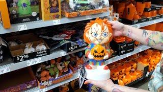 Walmart Halloween 2024 Shopping for Spooky Decor & Scary Holiday Decorations at Texas Super Store 4K