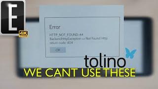 COLOR EINK eReaders That Don't work | Tolino Shine and Vision