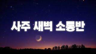 사주 새벽반 끊을 수가 없어요!