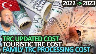 Turkey TRC Updated Cost, Turkey TRC Expenses, Turkey Family TRC Processing Fee, touristic TRC cost