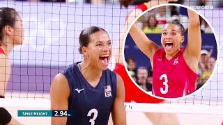 เอเวอรี่ สกินเนอร์ โอลิมปิก 2024 Avery Skinner volleyball olympics | highlights