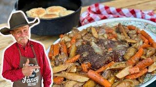 Old Fashioned Pot Roast Like Mama Made with All the Fixins'