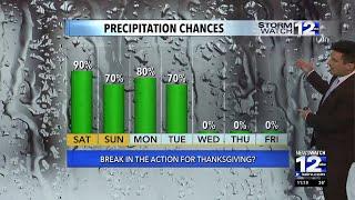 Saturday, November 23rd Evening Weather