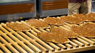 Lahmacun The Most Popular Food In Turkey | How Its Made? | Turkish Street Foods