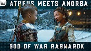 God of War 5 Ragnarok - Atreus Meets Angrba Full Gameplay | Gamersdaily