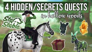 4 Hidden/Secret Quests in Hollow Woods! // Star Stable Online