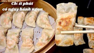 Chỉ ít phút là có ngay món ăn thơm ngon, đầy đủ dinh dưỡng cho gia đình -Bánh hấp hay chiên đều ngon